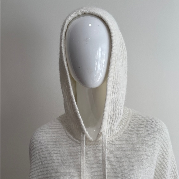 Banana Republic Hoodie Sweater Rib Knit Alpaca Wool Blend - Picture 5 of 11